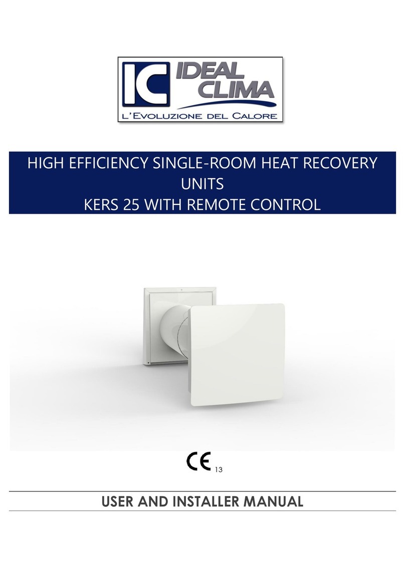 Ideal Clima KERS 25 User's and installer's manual