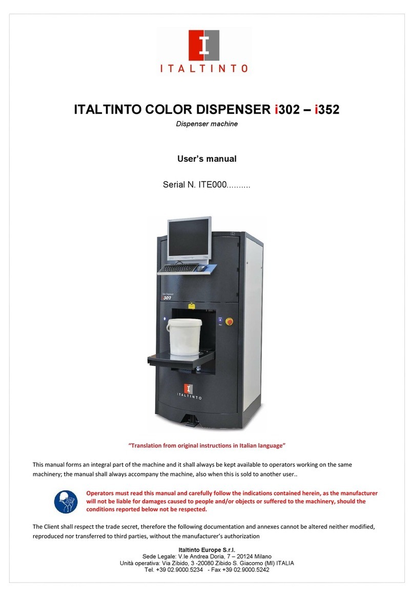 ITALTINTO i302 user manual