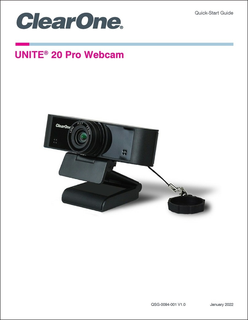 Clear One UNITE 20 Pro User manual Clear One UNITE 20 Pro User manual