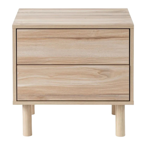 Mocka Sintra Bedside Table User manual Mocka Sintra Bedside Table User manual