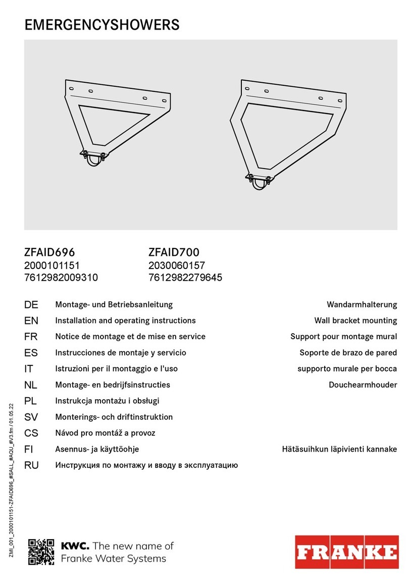 Franke ZFAID696 User manual