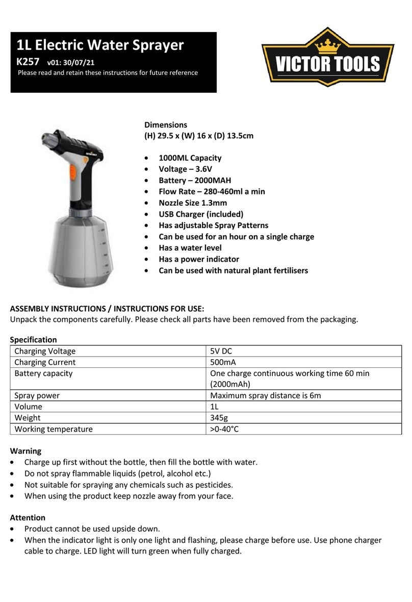 Victor Tools K257 quick start guide