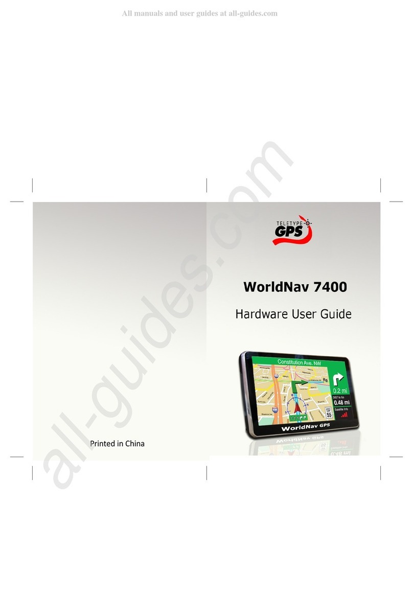TeleType GPS WorldNav 7400 Hardware user's guide TeleType GPS WorldNav 7400 Hardware user's guide