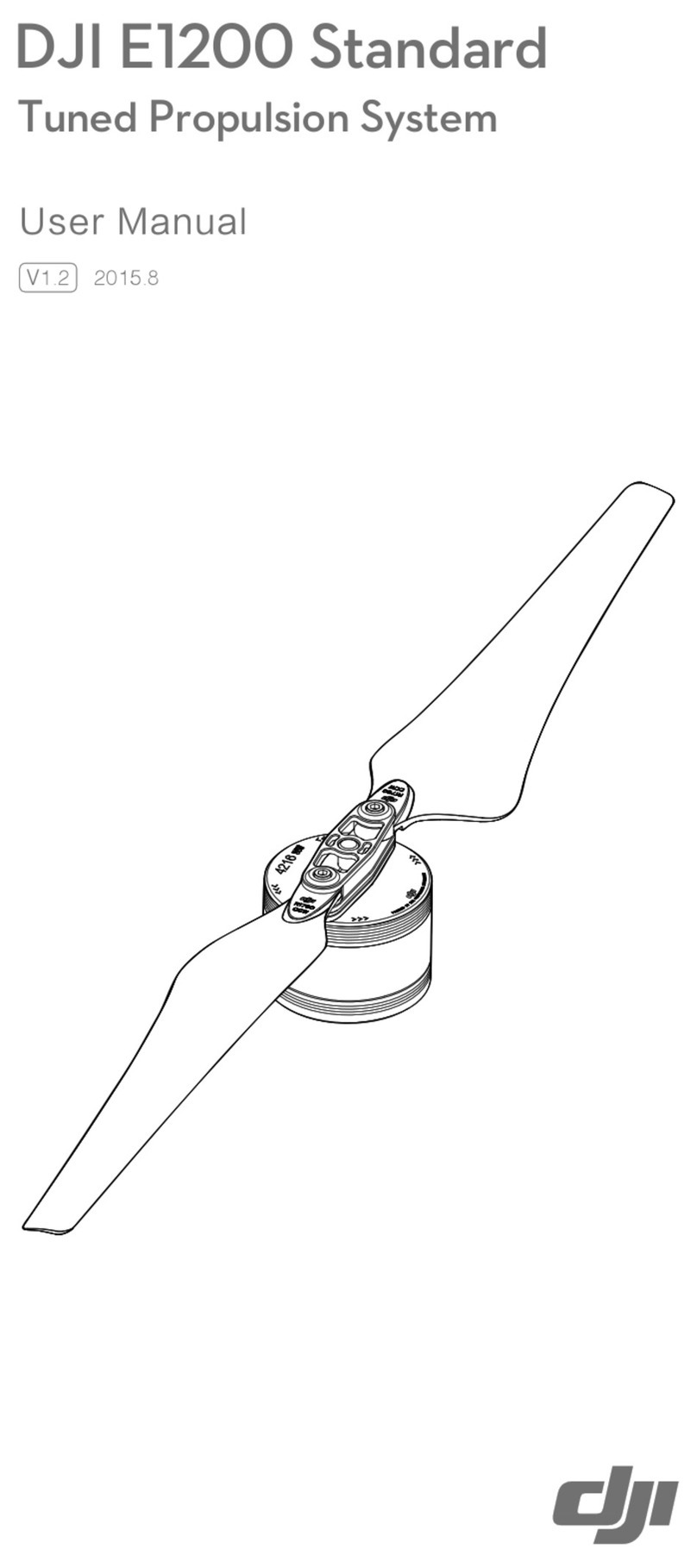 dji E1200 Standart user manual