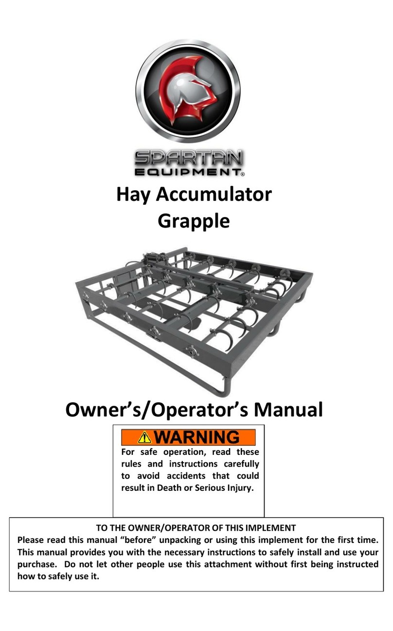 Spartan Equipment Grapple Owner's/operator's manual