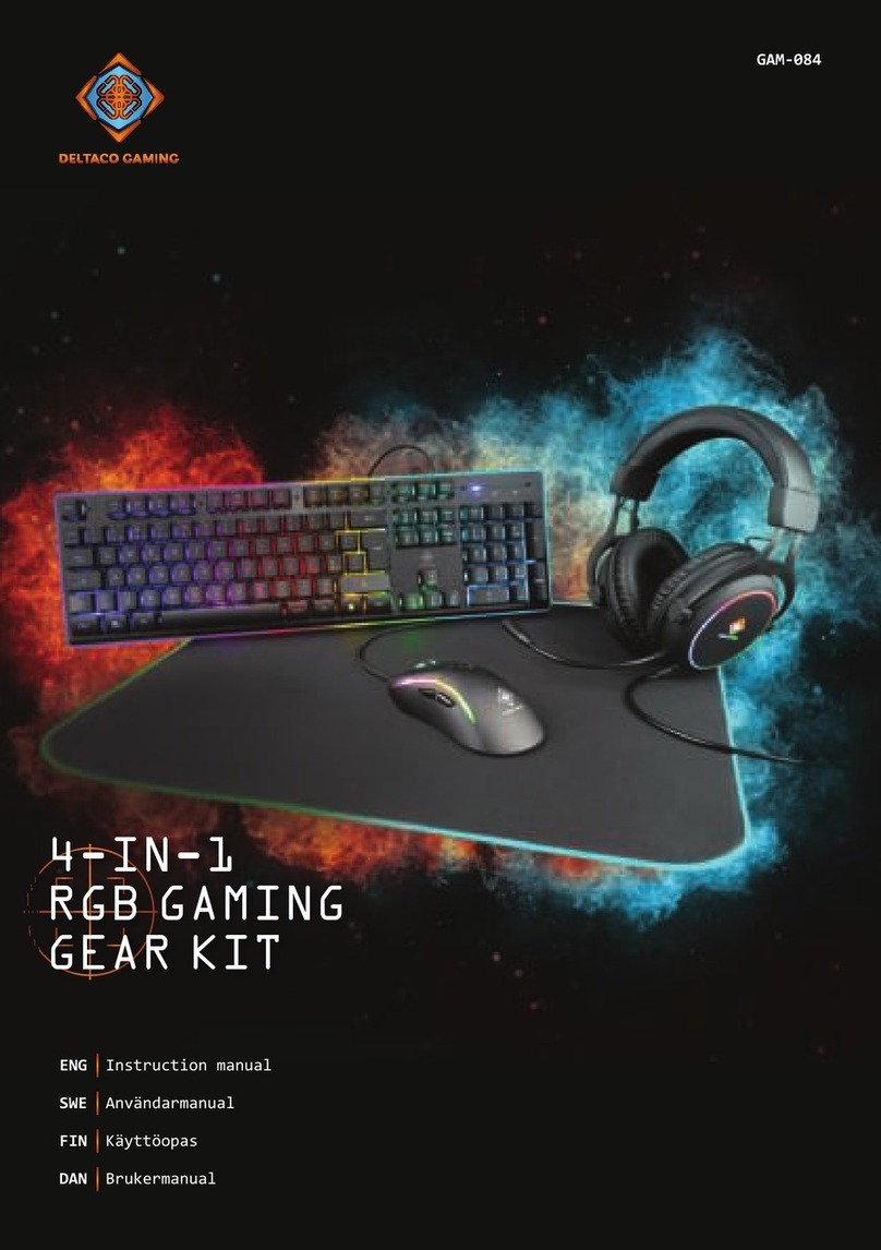Deltaco Gaming GAM-084 User manual