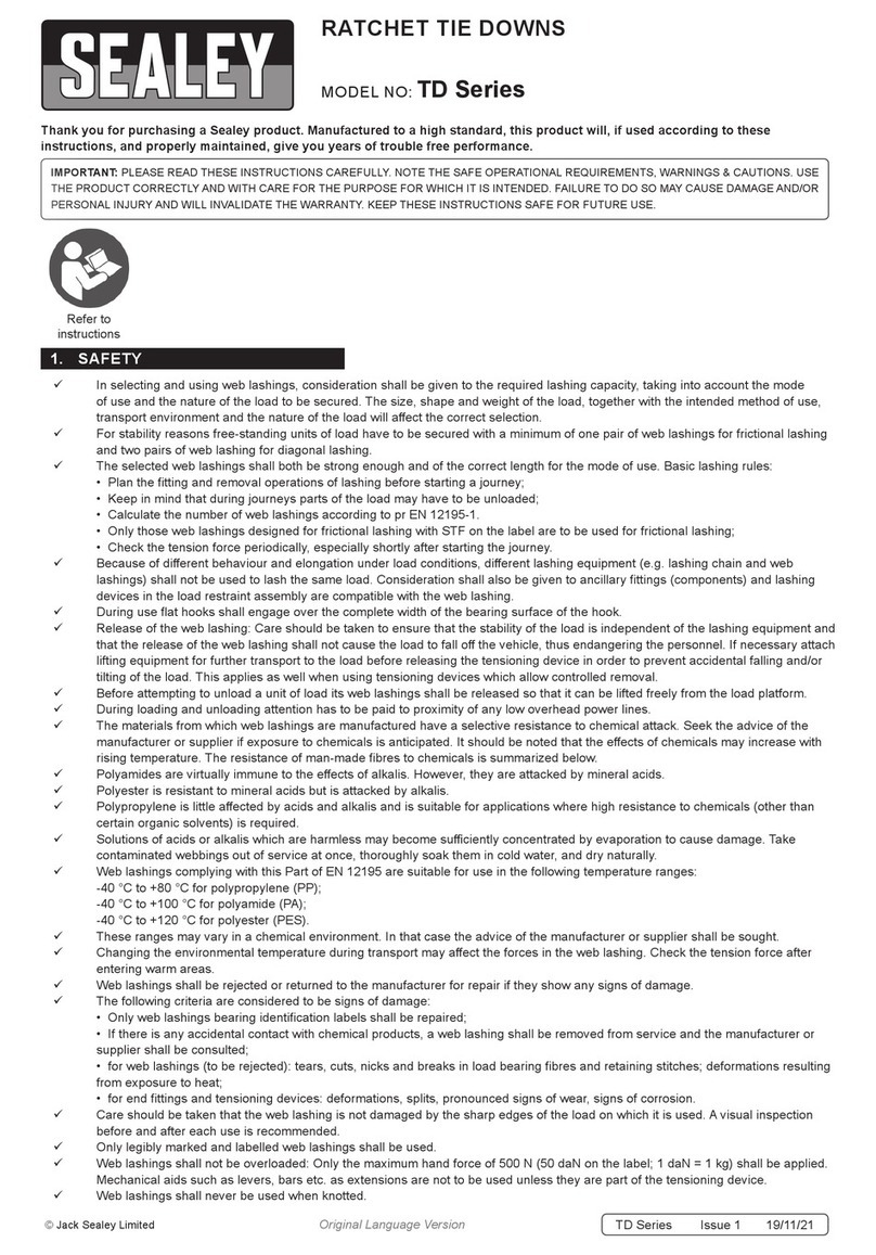 Sealey TD Series instructions
