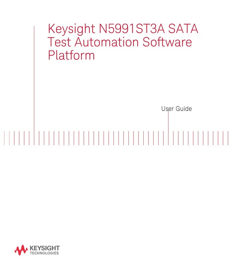 Keysight Technologies N5991ST3A SATA User manual