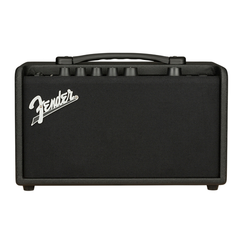 Fender MUSTANG LT40S quick start guide