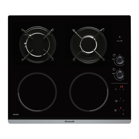 Brandt BPI6413BM Quick start guide