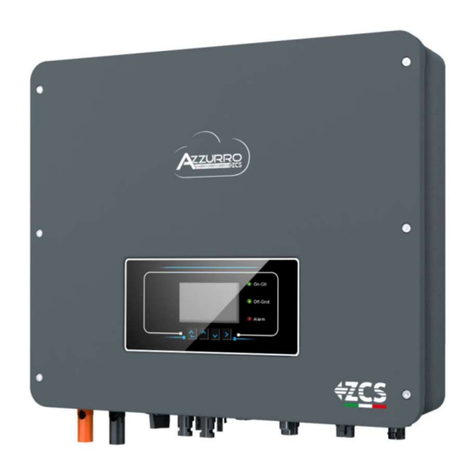 AZZURRO ZCS 3-6-ZSS-HP Quick installation guide