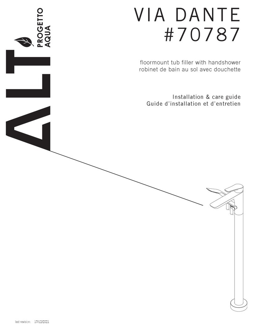 ALT VIA DANTE 70787 Installation & Care Guide