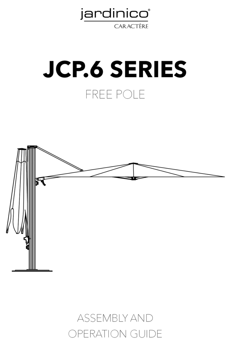 JARDINICO Caractere JCP.6 Series Installation instructions