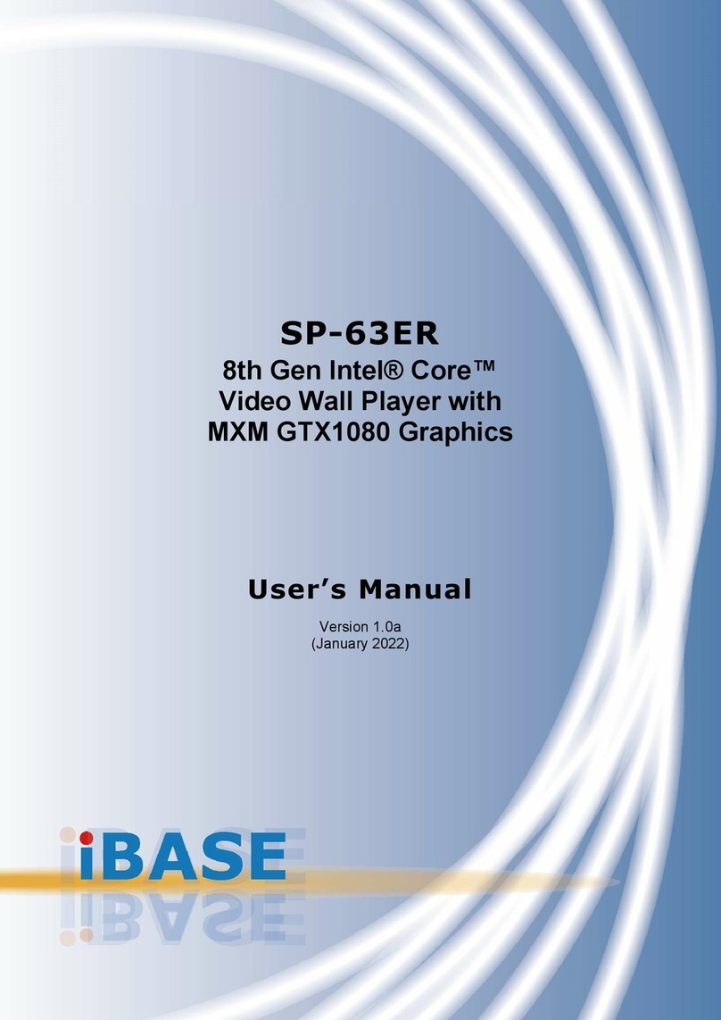 IBASE Technology SP-63ER User manual