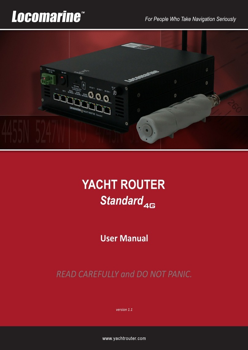 Locomarine YACHT ROUTER Standard 4G user manual Locomarine YACHT ROUTER Standard 4G user manual