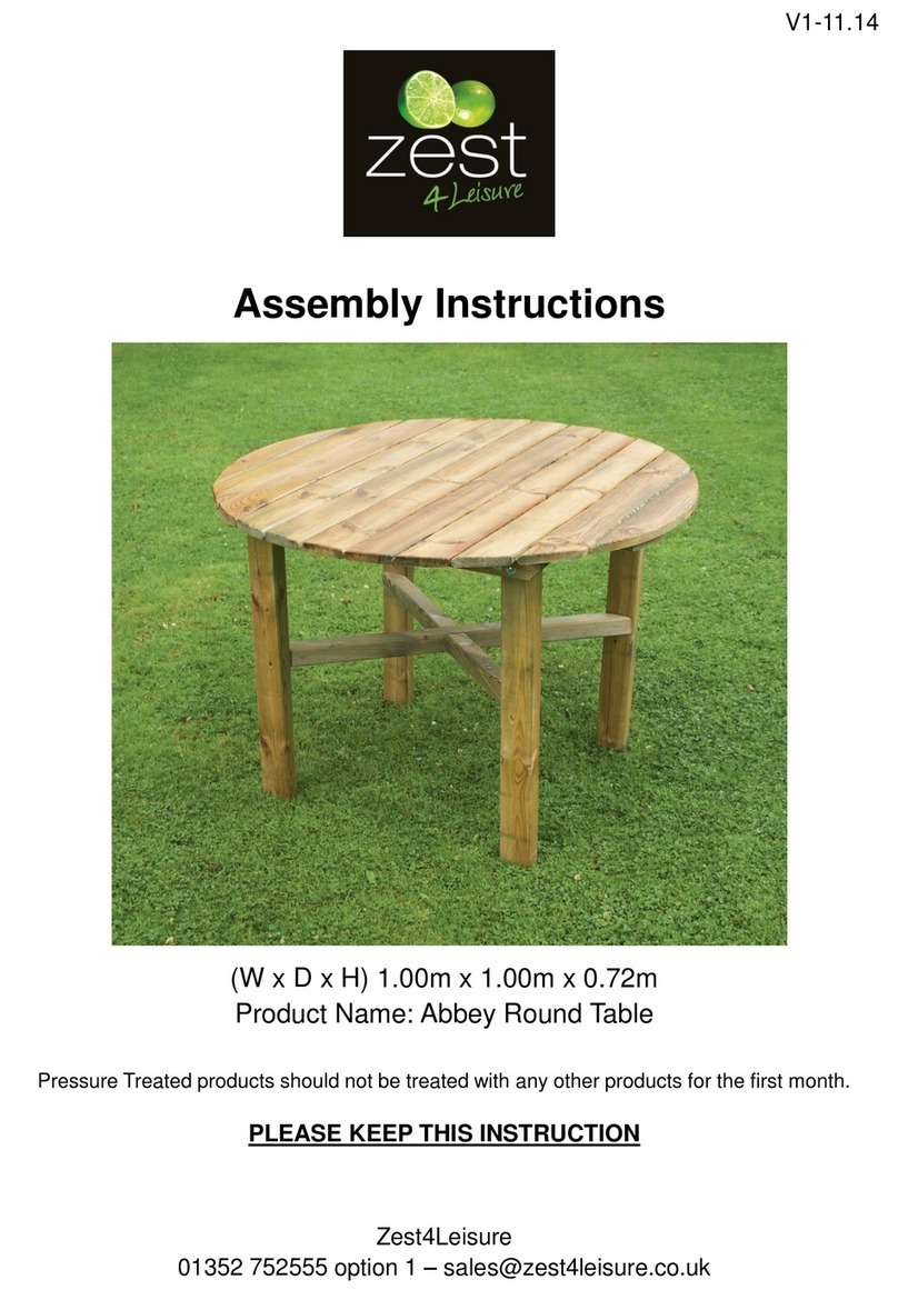 Zest 4 Leisure Abbey User manual