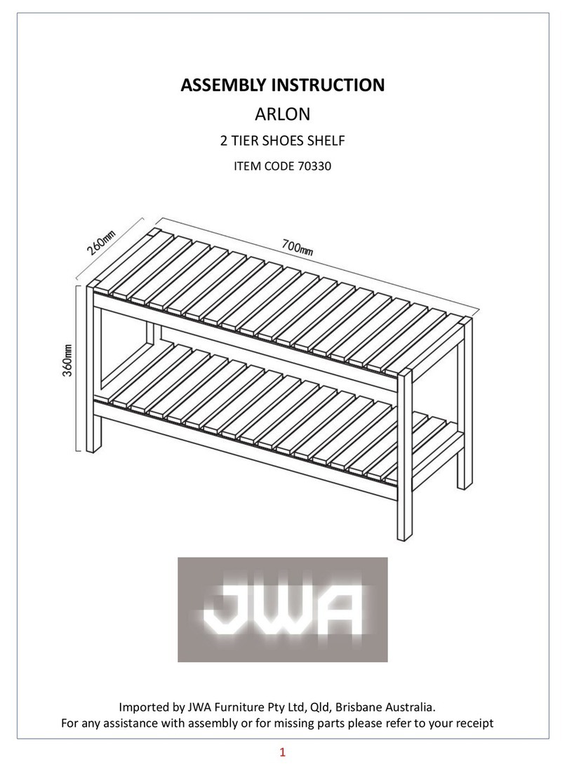 JWA ARLON 70330 Assembly instructions JWA ARLON 70330 Assembly instructions