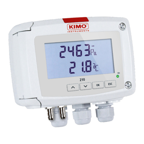 Kimo Instruments sauermann CP 210-R quick start guide