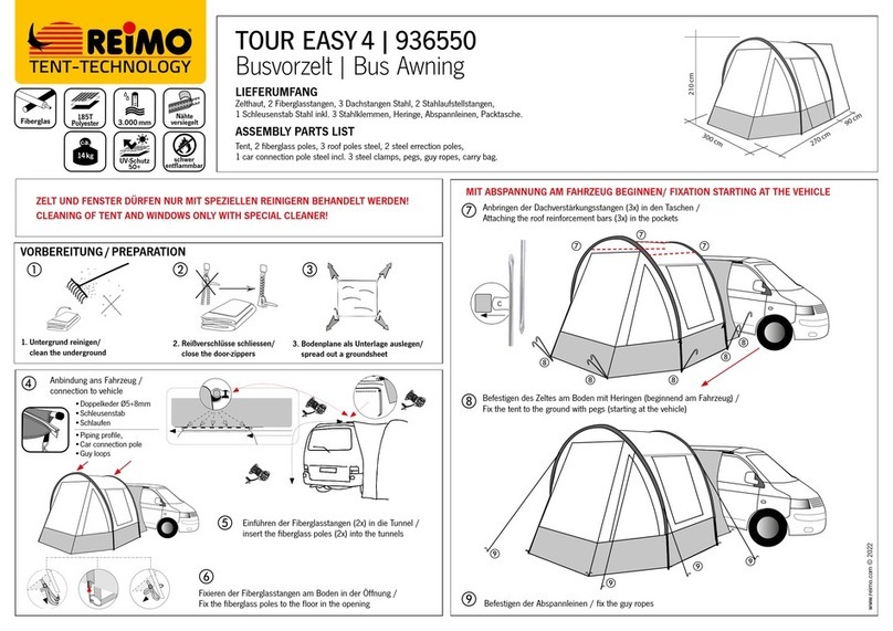 Reimo TOUR EASY 4 936550 quick start guide