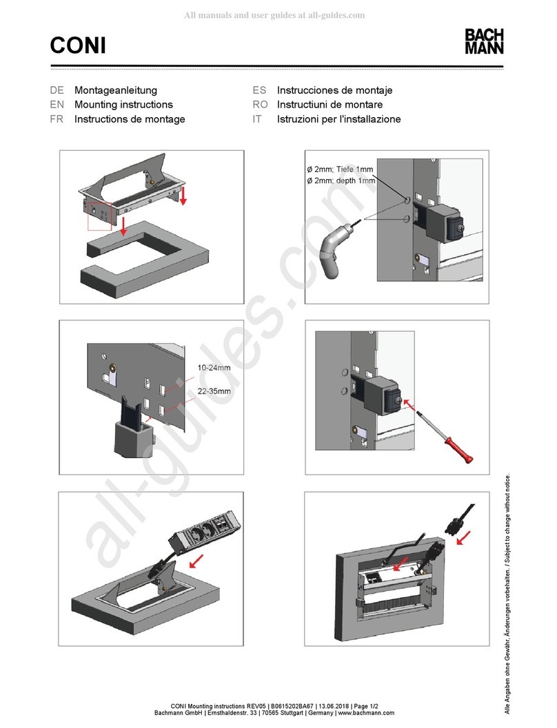 Bachmann CONI User manual Bachmann CONI User manual