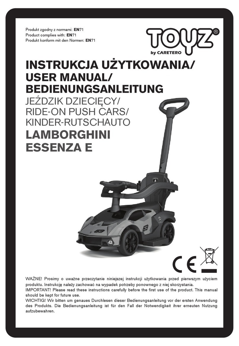 Caretero TOYZ LAMBORGHINI ESSENZA E user manual Caretero TOYZ LAMBORGHINI ESSENZA E user manual