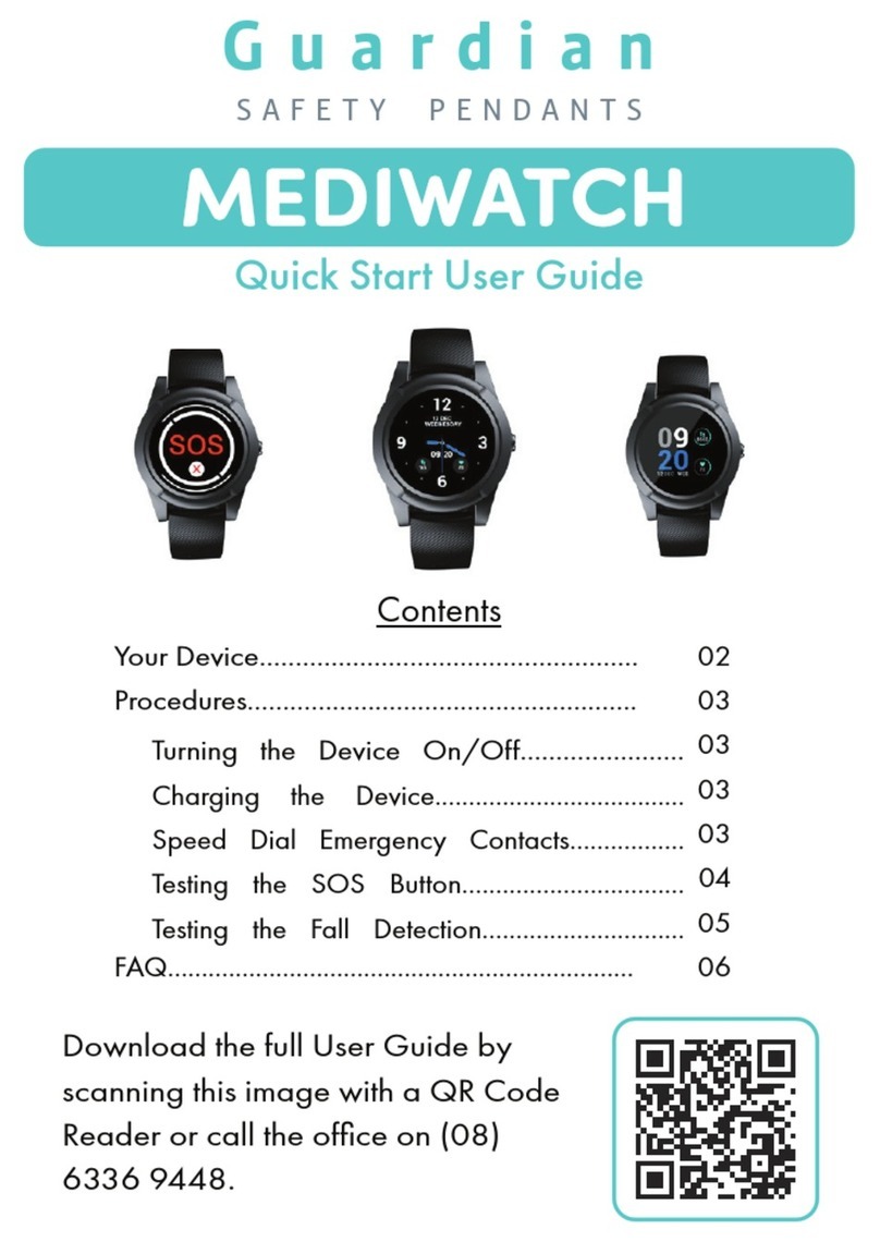 Guardian MEDIWATCH Quick start user guide