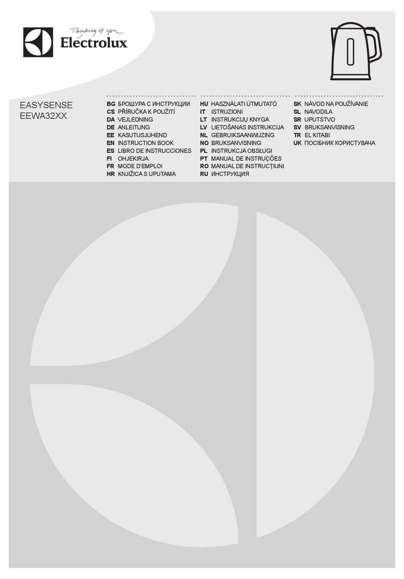 Electrolux EASYSENSE EEWA32XX User manual