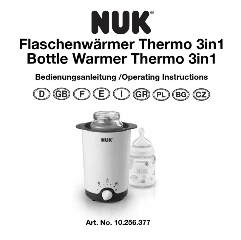 NUK 10.256.377 operating instructions NUK 10.256.377 operating instructions