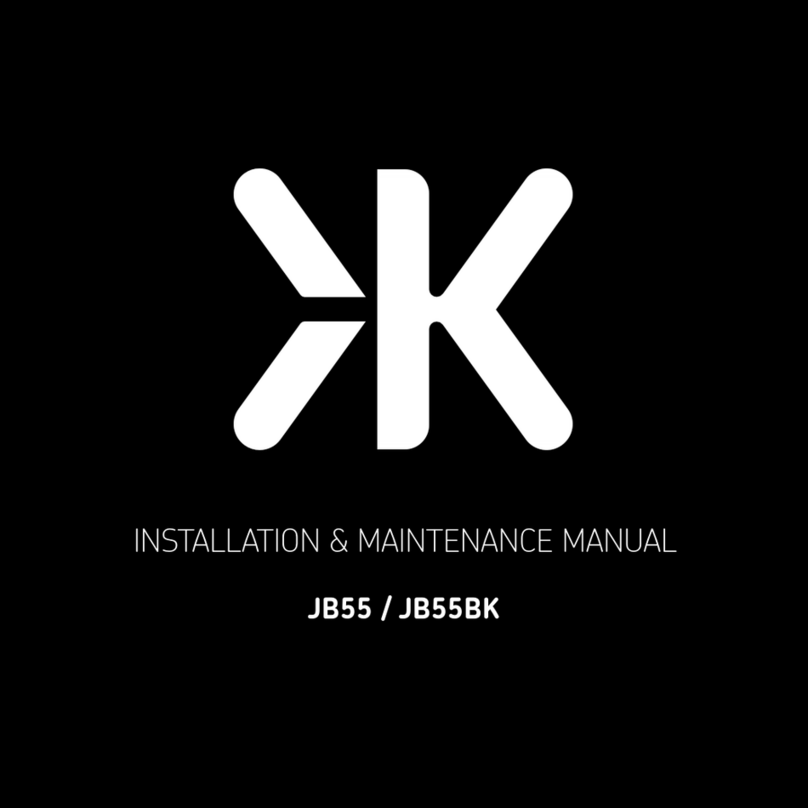 ML Accessories JB55 Installation & maintenance manual