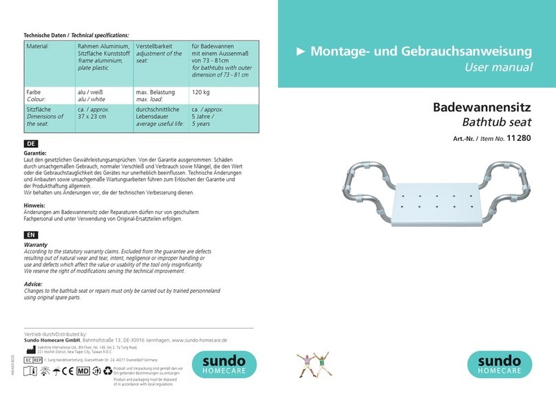 Sundo Homecare 11 280 user manual Sundo Homecare 11 280 user manual