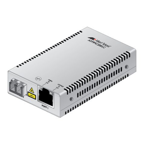 Allied Telesis MMC2000 Series User manual