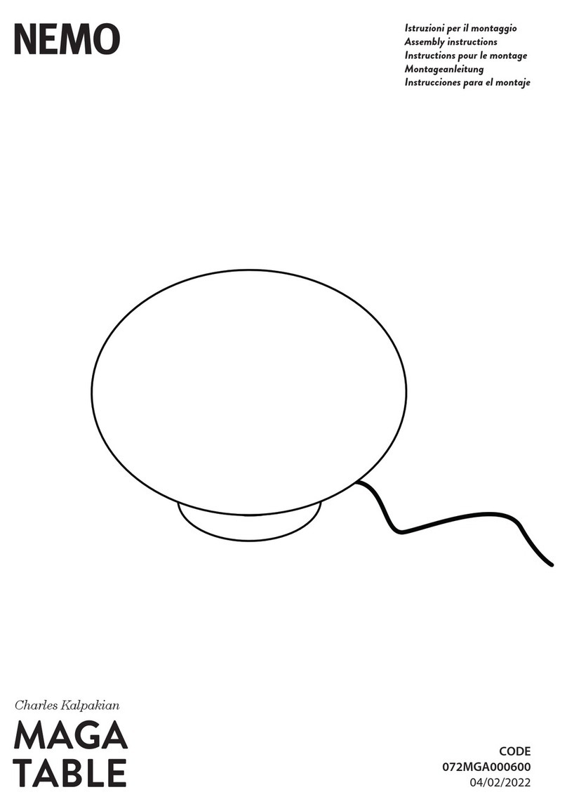 Nemo MAGA TABLE User manual