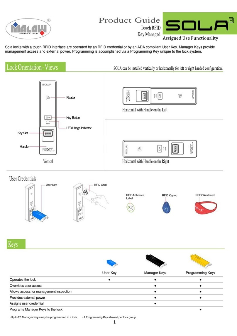 MALOW SOLA3 Product guide