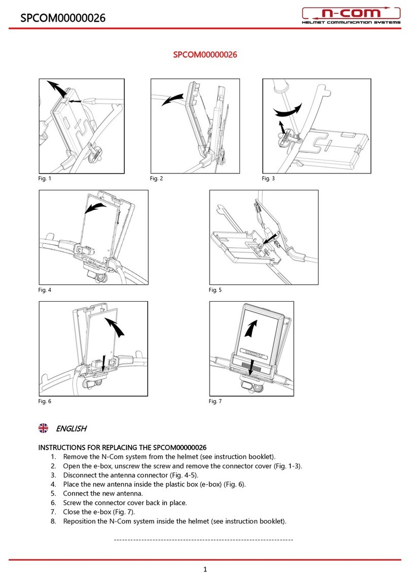 N-Com SPCOM00000026 User manual N-Com SPCOM00000026 User manual