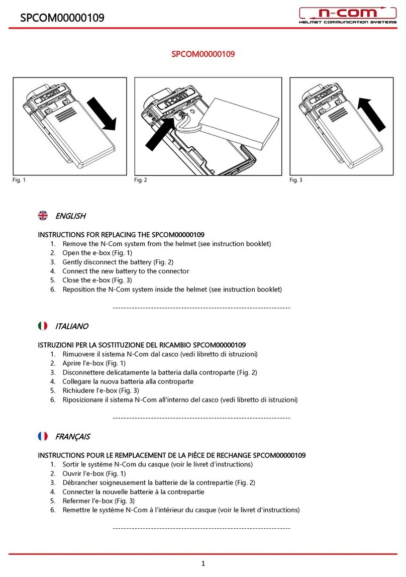 N-Com SPCOM00000109 User manual N-Com SPCOM00000109 User manual