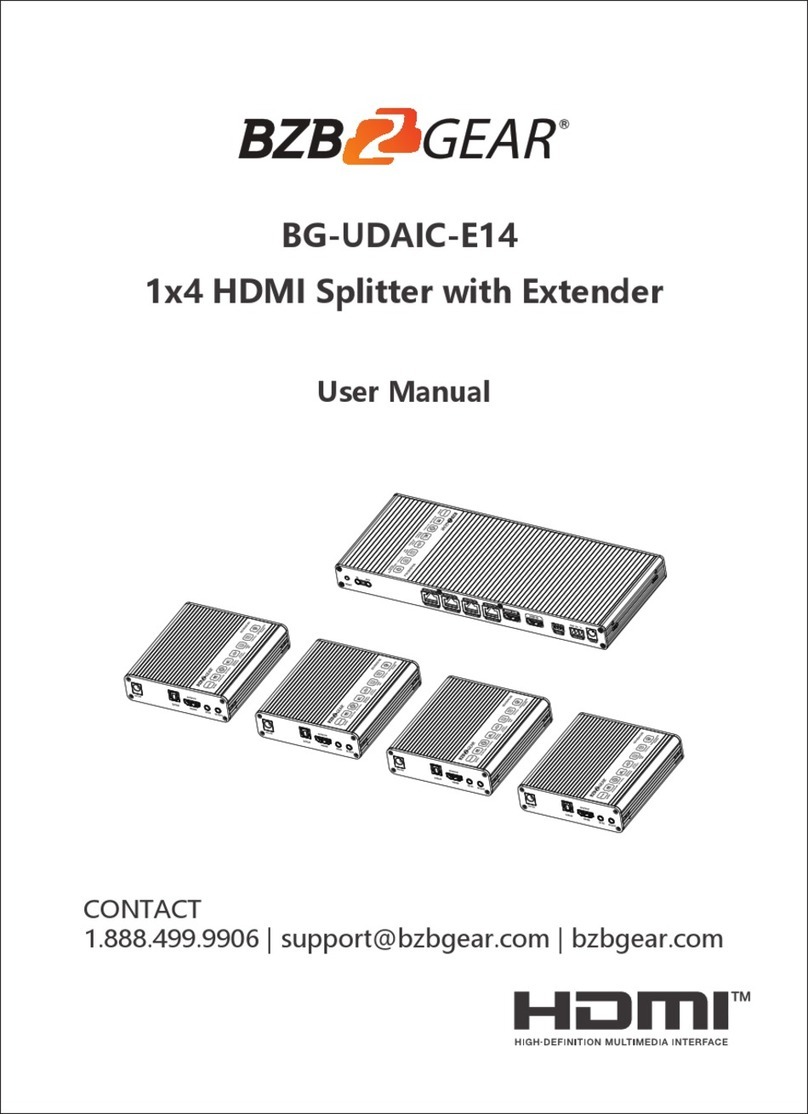 BZB Gear BG-UDAIC-E14 User manual BZB Gear BG-UDAIC-E14 User manual