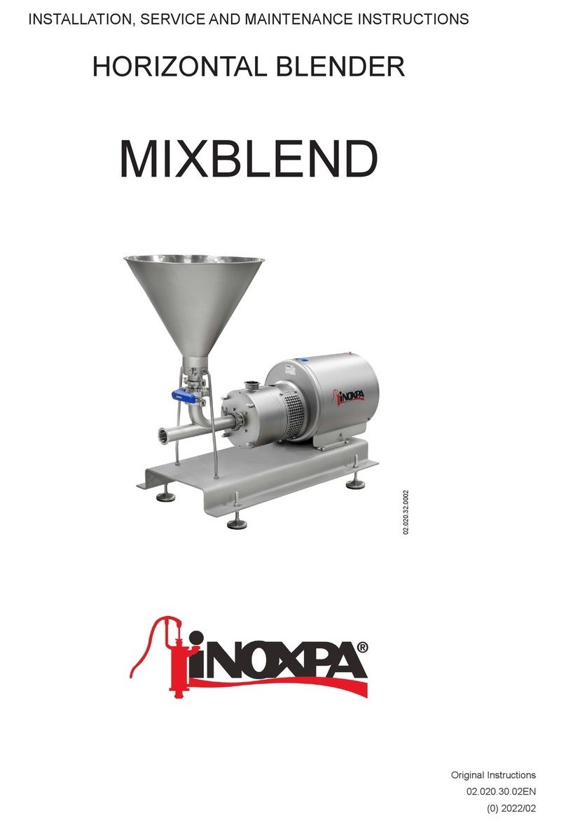 INOXPA MIXBLEND Manual
