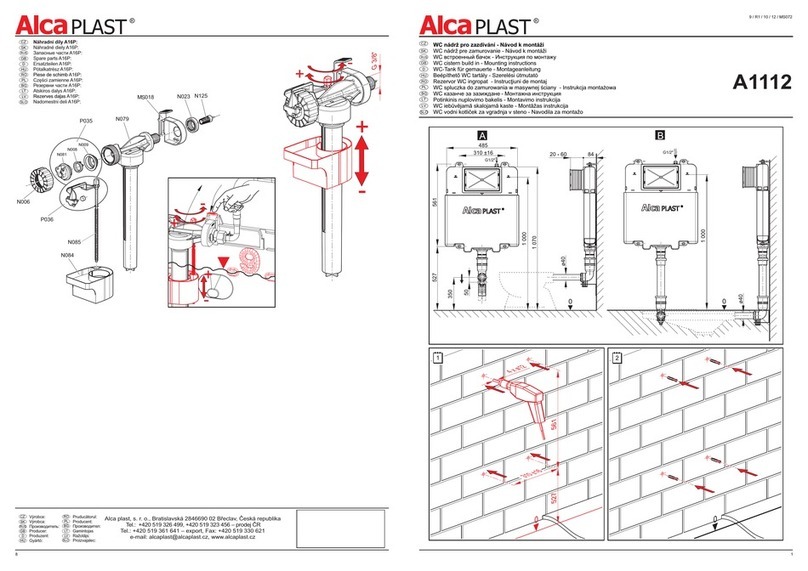 Alcaplast A1112 manual