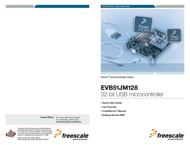 Freescale Semiconductor FLEXIS EVB51JM128 User manual