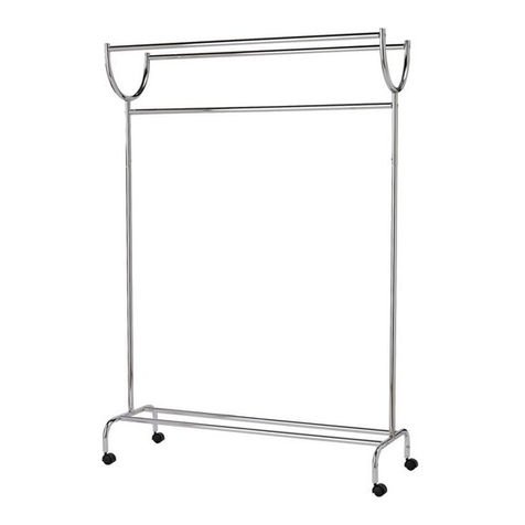 Argos Chrome Tidy Rail 875/8457 User manual