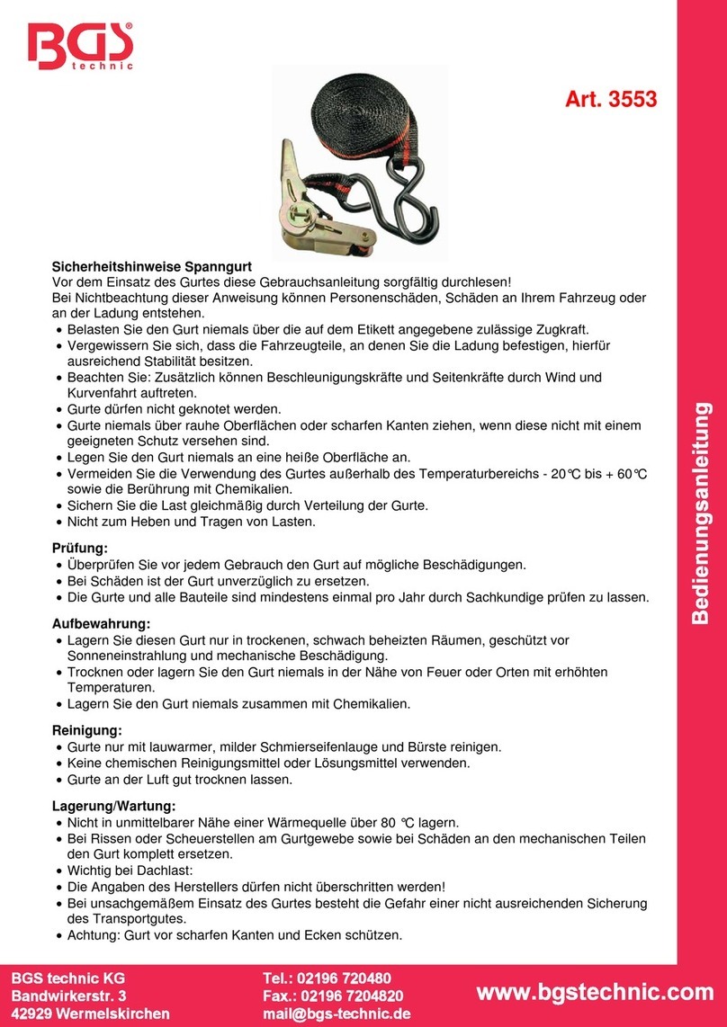 BGS technic 3553 User manual