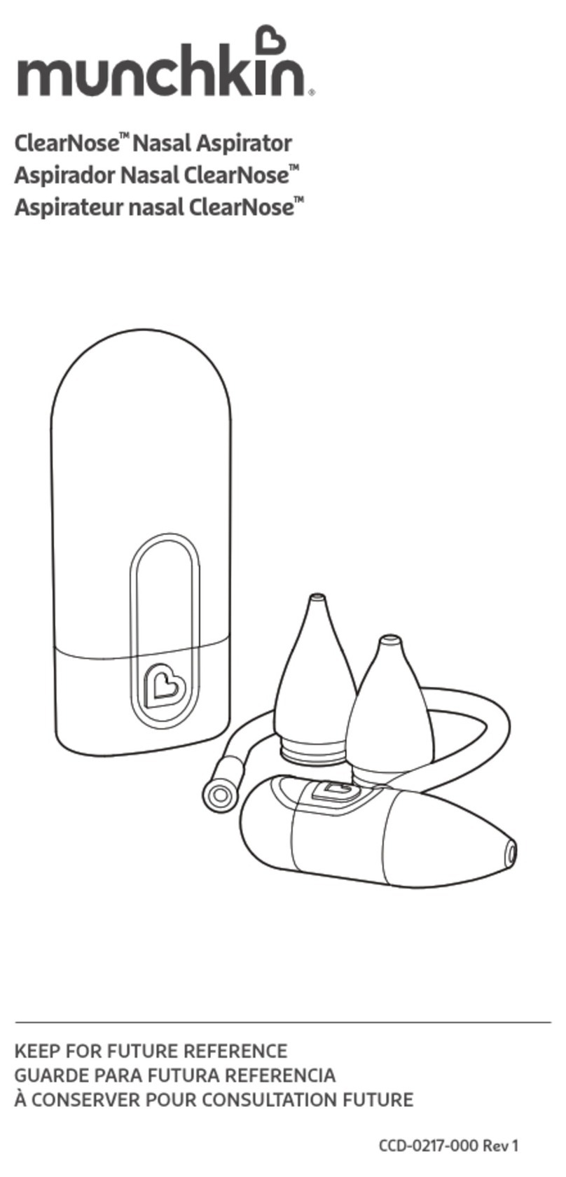 Munchkin ClearNose instruction manual