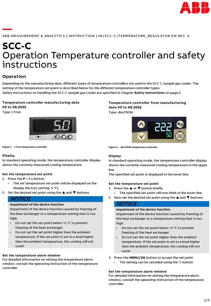 ABB SCC-C I-Tron Use and care manual