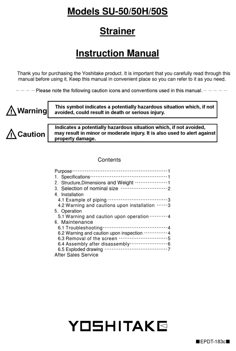 Yoshitake SU-50 User manual