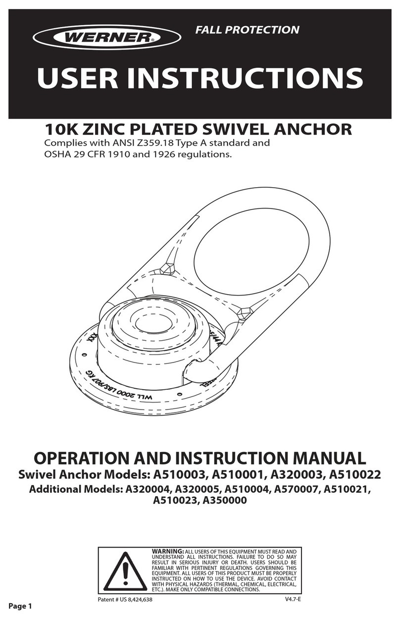 Werner A510003 User manual