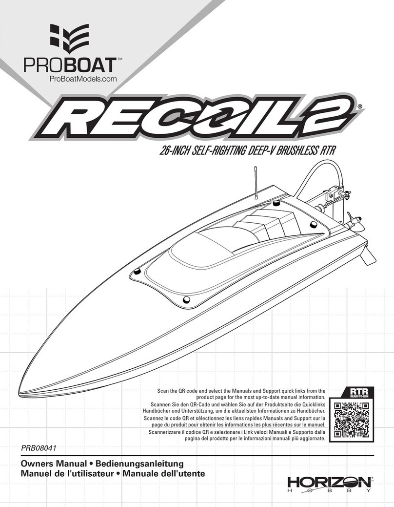 Horizon Hobby ProBoat RECOIL2 User manual