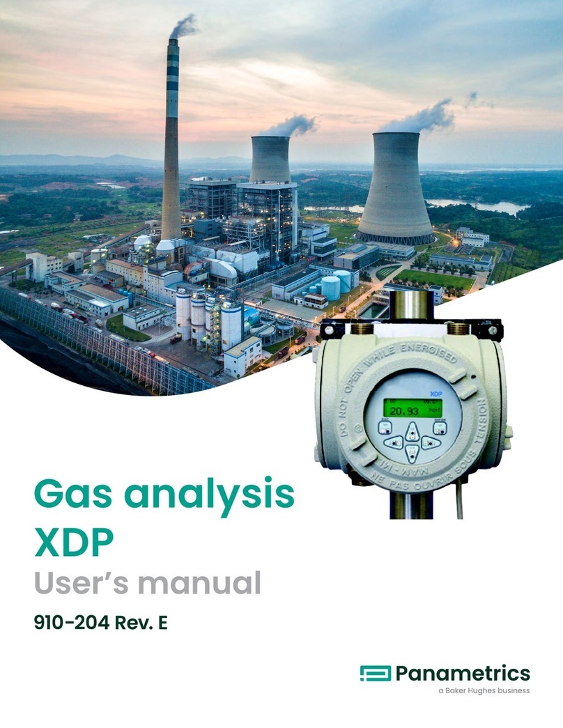 Baker Hughes Panametrics XDP user manual Baker Hughes Panametrics XDP user manual
