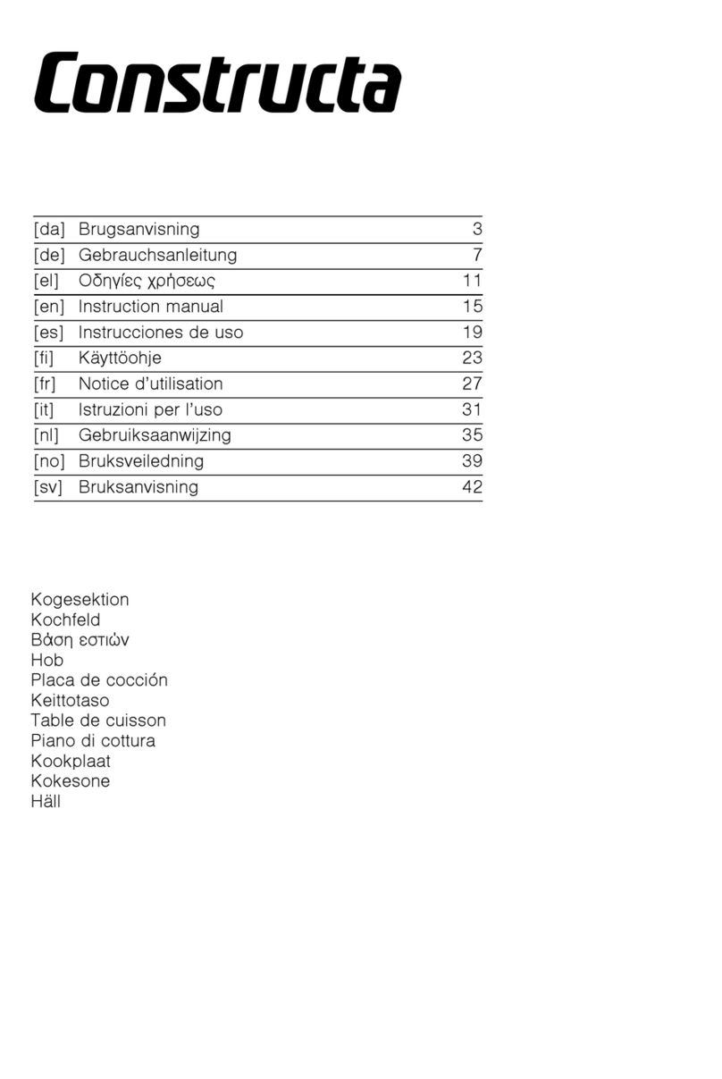 CONSTRUCTA CM3100 Series instruction manual