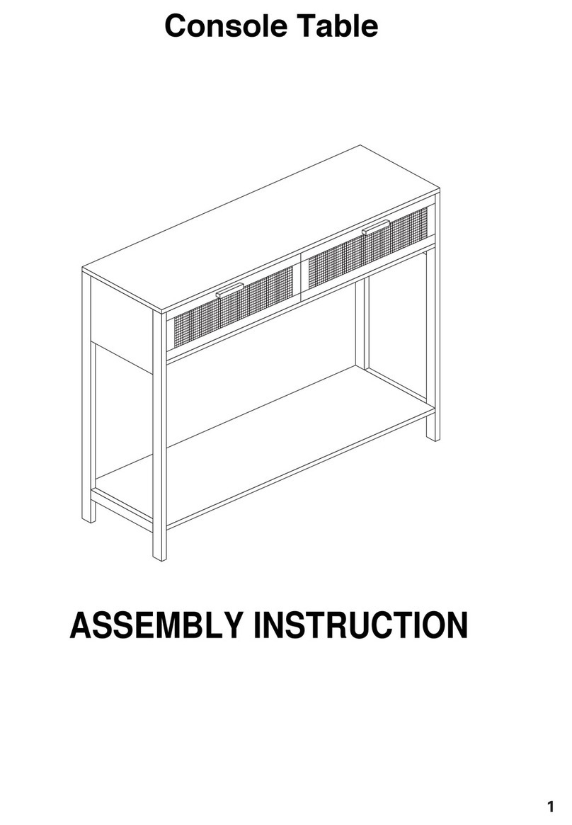 Baxton Studio LC21020907RATTAN2DWCONSOLETABLE Assembly instruction Baxton Studio LC21020907RATTAN2DWCONSOLETABLE Assembly instruction