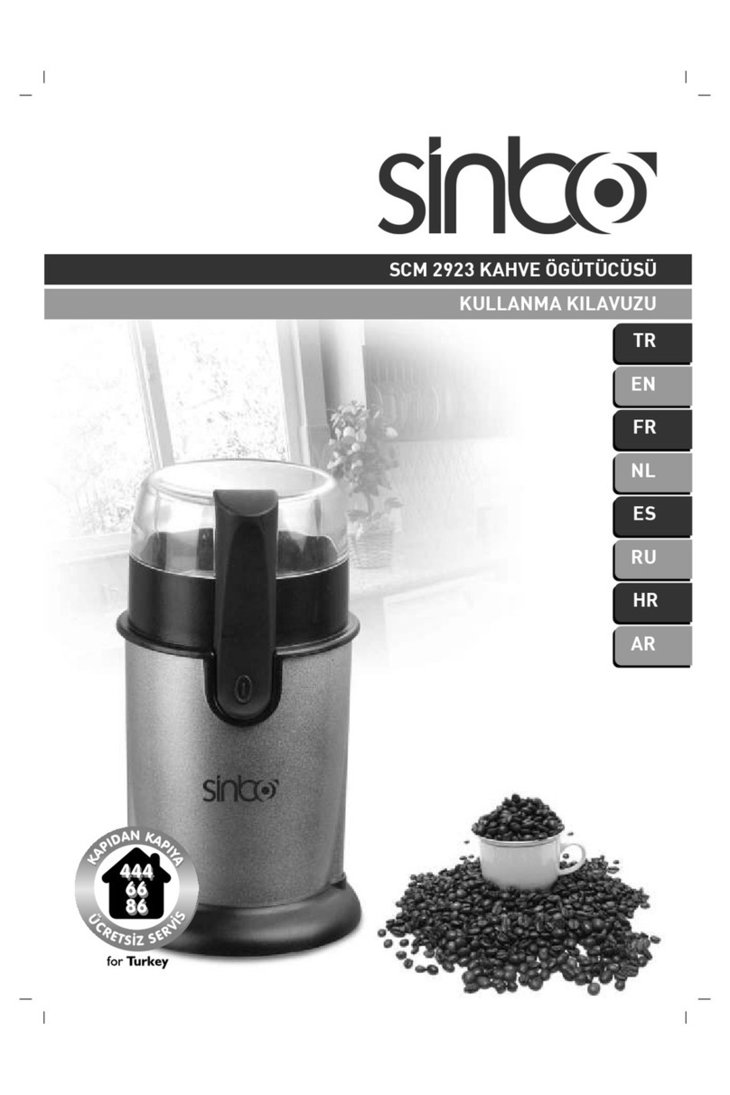 Sinbo SCM 2923 User manual